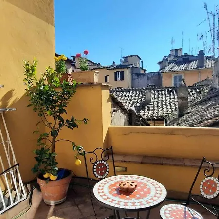 Stunning Campo De Fiori With Terrace Apartment